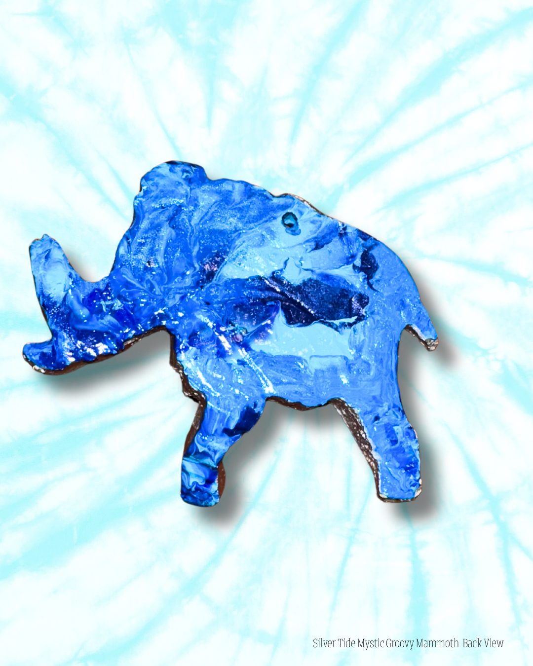 The Groovy Mammoth Door/Window Gem - Silver Tide Mystic