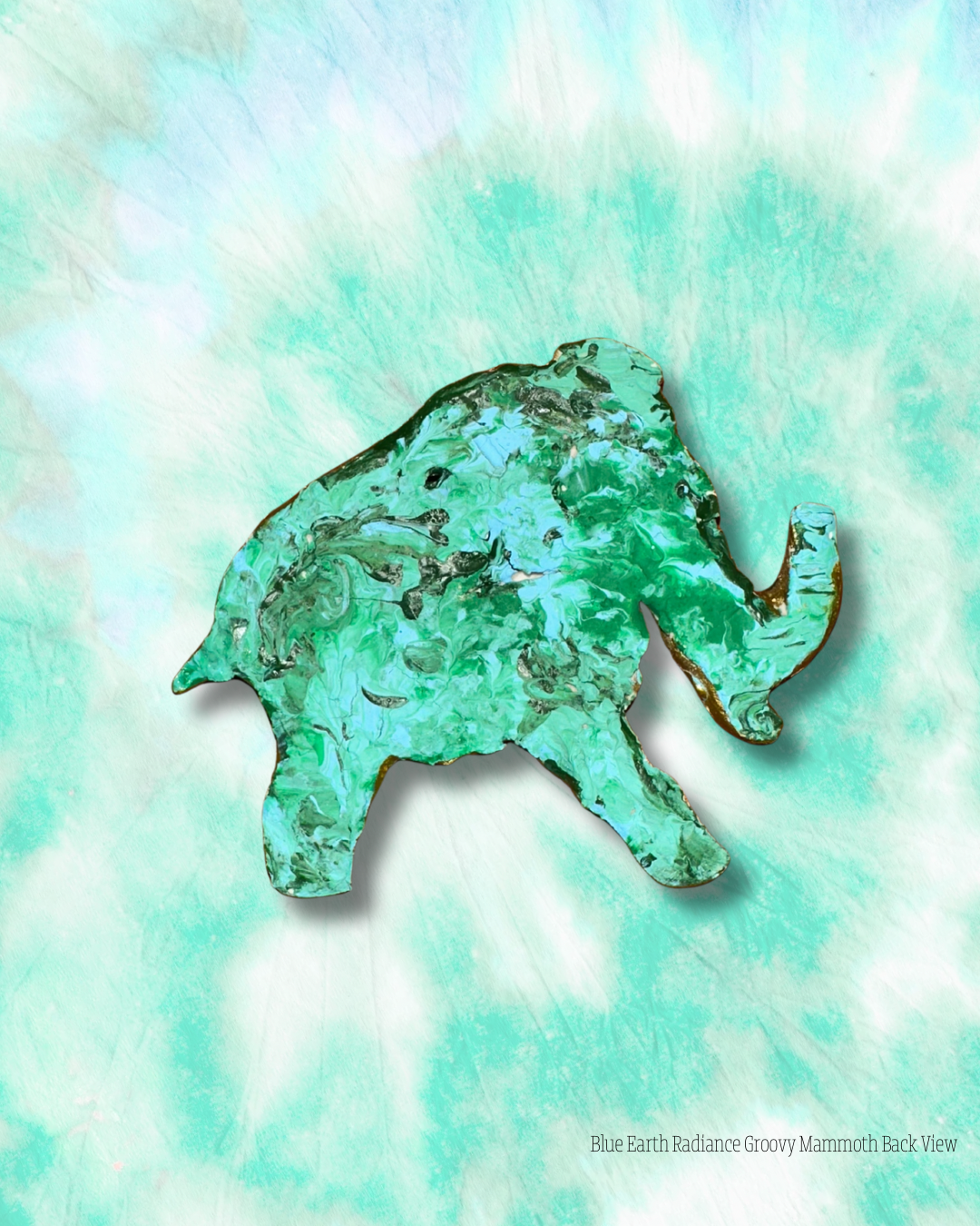 The Groovy Mammoth Door/Window Gem - Blue Earth Radiance