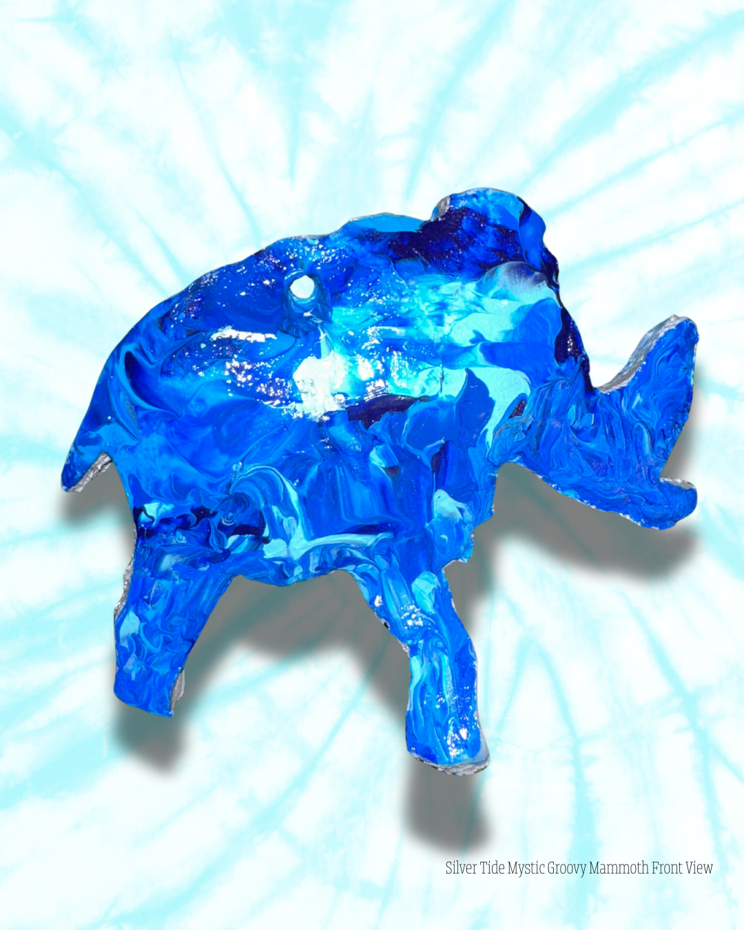 The Groovy Mammoth Door/Window Gem - Silver Tide Mystic
