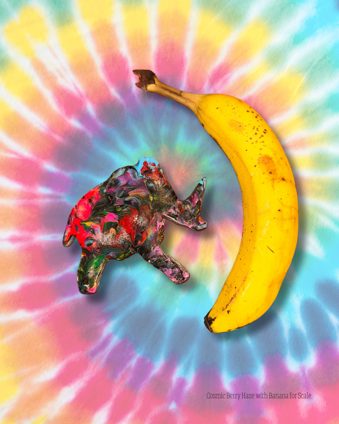 The Groovy Mammoth Door/Window Gem  - Cosmic Berry Haze