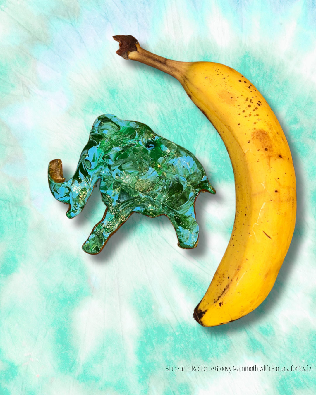 The Groovy Mammoth Door/Window Gem - Blue Earth Radiance