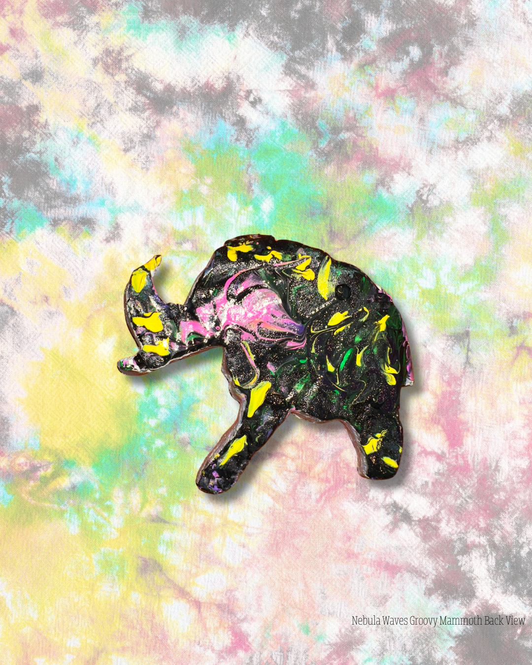 The Groovy Mammoth Door/Window Gem - Nebula Waves