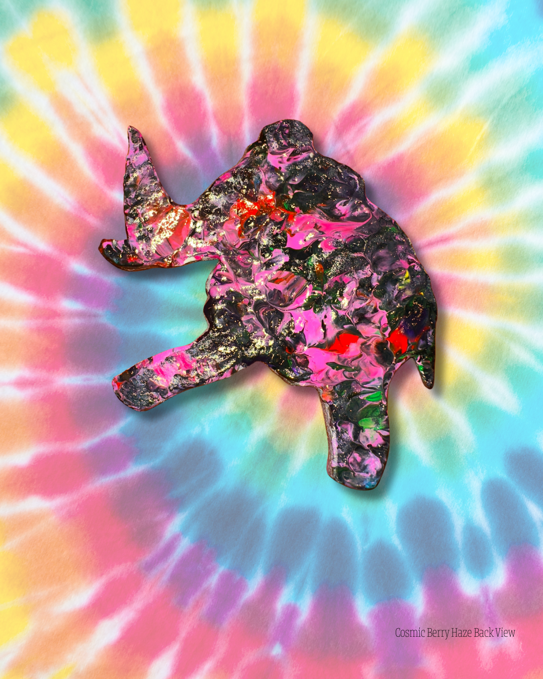 The Groovy Mammoth Door/Window Gem  - Cosmic Berry Haze