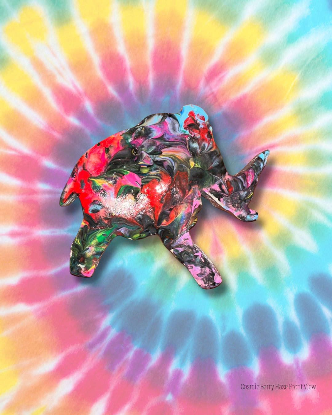 The Groovy Mammoth Door/Window Gem  - Cosmic Berry Haze